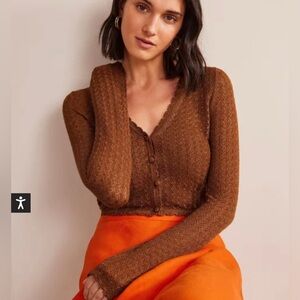 Boden Brown Cardigan